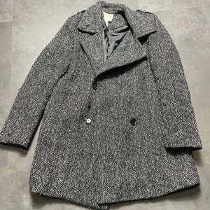 Acaci Exclusions Gray Casual‎ Wool Double Breasted Womens Coat Size M thumbnail 1