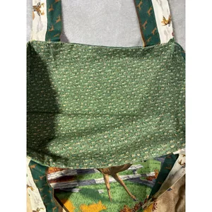 Handmade Deer Outdoors Print Tote Bag Nature Forest Shoulder Bag Canvas Style thumbnail 6