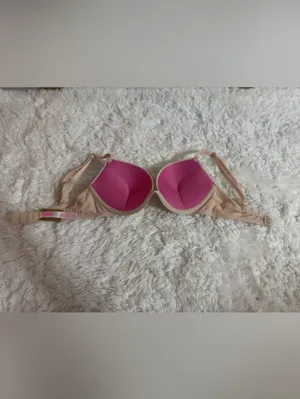 PINK Victoria's Secret Super Push Up Bra in Beige Size 32C thumbnail 8