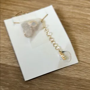 Aldo Gold Dainty Necklace with Sparkling Pendant thumbnail 2