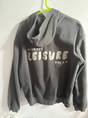 White Fox Hoodie Boutique Grey thumbnail 2