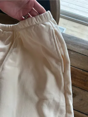Nuuds Classic Sweatpant Jogger Bone Ivory Cotton S thumbnail 5