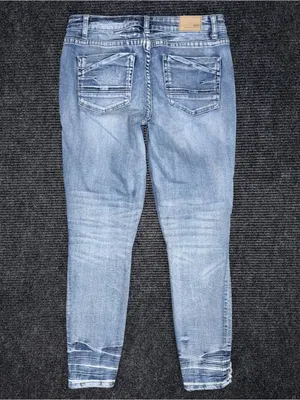 Buckle BKE Gabby Curvy High Rise Ankle Tall Stretch Jean Sz 27 Distressed BGK205 thumbnail 2