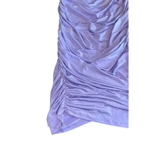 Sincerely Jules Lavender Ruch Bodycon Dress Strapless Evening Cocktail Party E1‎ thumbnail 2