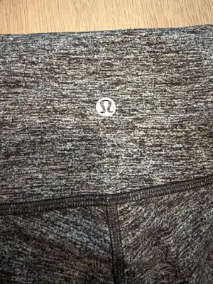 Heather Grey Lululemon Leggings Wunder Under thumbnail 4