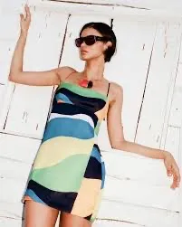 Staud remmington mini dress thumbnail 1