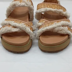 Coconuts By Matisse Fuji Platform Sandals Shoes Women's Size 6M Tan Beige Boho thumbnail 4