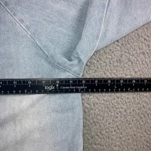 Oversized Denim Cargo Parka Jacket M Gorpcore Utility Field Coat Blue Light Wash Size M thumbnail 6