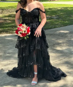 Jovani Black Prom Dress thumbnail 1