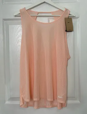 Nike Dri-FIT Peach Mesh Training Tank Top Open Back Athletic Workout XXL NWT thumbnail 3