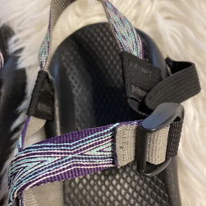 Chaco Sandals size 8 good condition color purple blue see all photos thumbnail 3