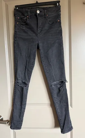 American Eagle Skinny Jeans Ripped thumbnail 1