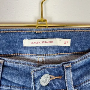 Levi’s Classic Straight Medium Wash Jeans Size 27‎ thumbnail 6