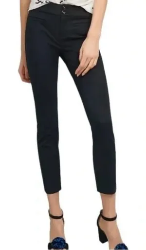 Anthropologie Women’s Black Slim Fit Cigarette Pants-Size 4 thumbnail 1