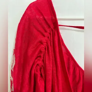 Free‎ People Ponce de Leon Top in Red Combo Size Small thumbnail 6