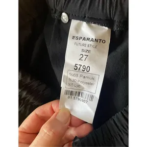 NWT ESPARANTO BLACK CARGO PANTS Black thumbnail 3