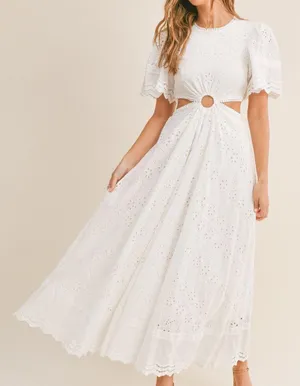 Mabel EYELET DRESS NWOT thumbnail 1