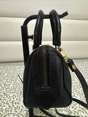 MCM Black Mini Bag in Viseto Coated Canvas thumbnail 5