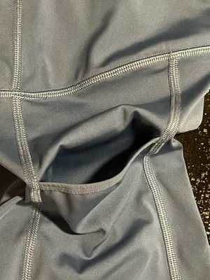 Womens small Gymshark High-Waisted Side Pocket Blue Biker Shorts 6" thumbnail 5
