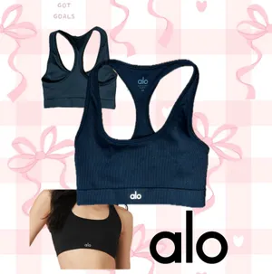 Alo Yoga Bra Seamless Ribbed XS thumbnail 2