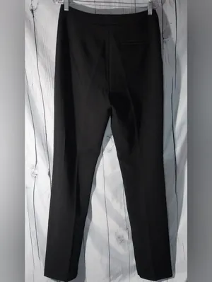 Mango MNG Black Tailored Business Casual Minimalist MobWife Dress Pants thumbnail 2