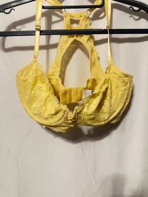 Free People x Mucci Maria Bra in Limoncello size large NWOT thumbnail 3