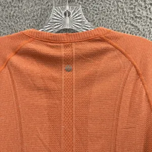 Lululemon Swiftly Short Sleeve Shirt Top Orange‎ Athletic Running Gym Women's 8 thumbnail 5