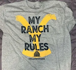 Yellowstone Dutton ranch paramount pictures tee shirt size medium. thumbnail 1