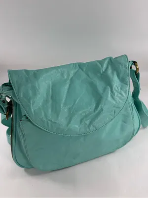 Latigo Turquoise Teal Leather Messenger Bag Y2K Boho Shoulder Crossbody Purse‎ thumbnail 2