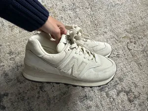 New Balance 574 Sneakers Cream Neutral thumbnail 2