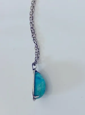 Silver Turquoise Pendant thumbnail 4
