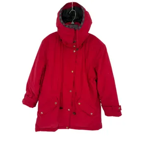 VTG L.L. Bean Penobscot Parka Medium Petite Red Goose‎ Down Hooded Jacket Coat thumbnail 2