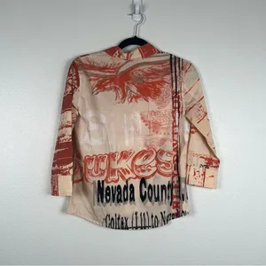 Harley Davidson Button Up Blouse Sz S‎ thumbnail 7
