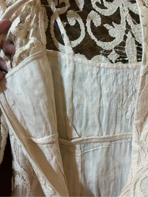 Free People North Star Sequin Lace Mini Dress in Ivory thumbnail 10
