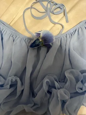 Two piece flowy set Blue Size M thumbnail 4