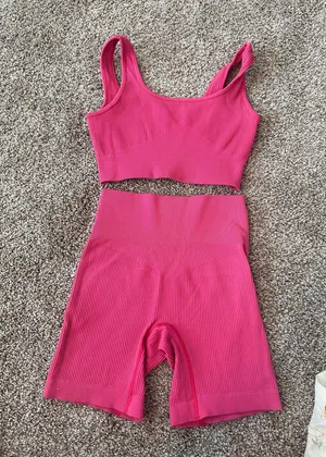 Amazon Workout Set Ribbed  thumbnail 2