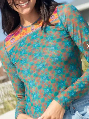Natural Life NEW Sloane Mesh Long Sleeve thumbnail 1