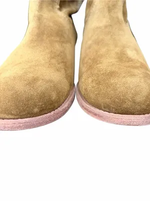 Frye Cara Short Ankle Slouch Brown Cognac Boots size 9 thumbnail 4