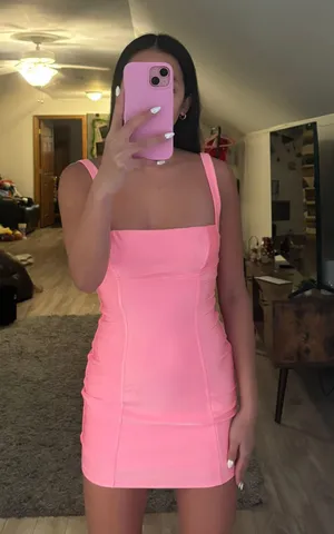 Lucy in the Sky Pink Mini Dress thumbnail 1