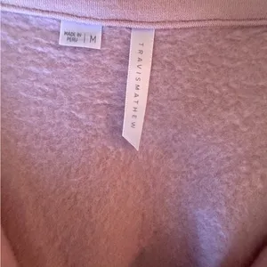Travis Mathew Cloud Dusty Mauve Half-Zip Pullover thumbnail 2