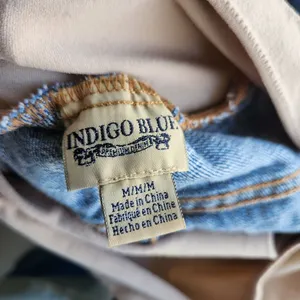 Indigo Blue Women's Light Blue Distressed Overalls Size M #023 thumbnail 2