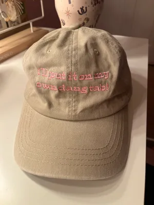Graphic baseball cap Tan thumbnail 1