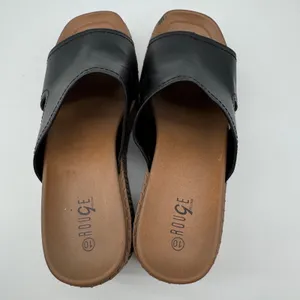 Y2K‎ Chunky Platform Slide Sandals 10 Rouge Helium Wedge Summer Festival Granola thumbnail 5