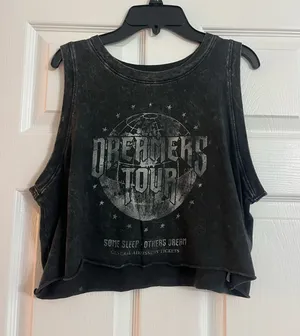 Hollister Faded Black Band Tank thumbnail 1