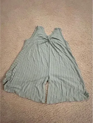 Ab56 junior top shirt green large flowy perfect for summer thumbnail 3