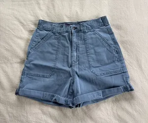 Gloria Vanderbilt Blue Cargo Shorts - S thumbnail 1