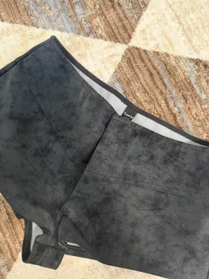 & Other Stories Suede black shorts thumbnail 2