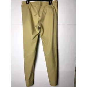 Nike Golf Pants Womens M Beige Khaki Orange Stripe Dri Fit Straight Leg thumbnail 13
