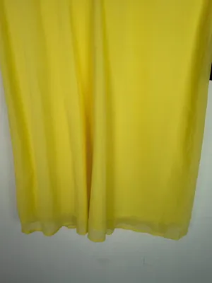 NWT Lulus Freestyle Shift Dress Short Sleeve V-Neckline Mini Yellow Size XS NEW thumbnail 2