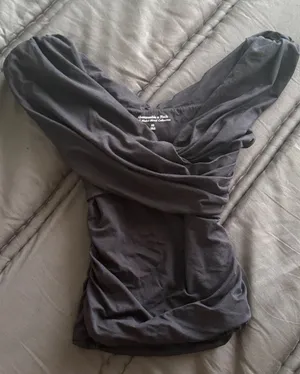Abercrombie & Fitch Black Draped Camisole thumbnail 1